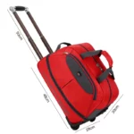 Reisetasche mit Rollen Rot